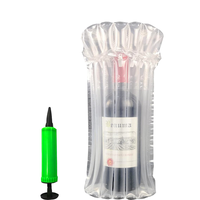 Sac à colonnes d'air gonflables de protection de type Q Boyang avec matériau PE et film protecteur pour l'emballage antichoc des bouteilles de vin