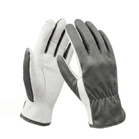 Gants de travail en cuir de vache pour le jardinage, résistants à la saleté, gants de protection robustes pour le désherbage, la plantation et l'élagage