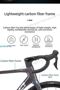 Bicicleta de Carretera de Carreras EDS R15 2026 de Fibra de Carbono, 24 Velocidades, Ruedas de Aluminio, Frenos de <span class=keywords><strong>Disco</strong></span> Inalámbricos Di2, Alta Calidad, Última Actualización - Product Image 2