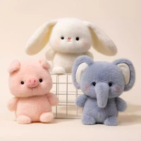 Gros Mignon Éléphant En Peluche Bureau Compagnon Poupée Petit Animal En Peluche Jouet Confort Soulagement Du Stress Apprentissage Copain