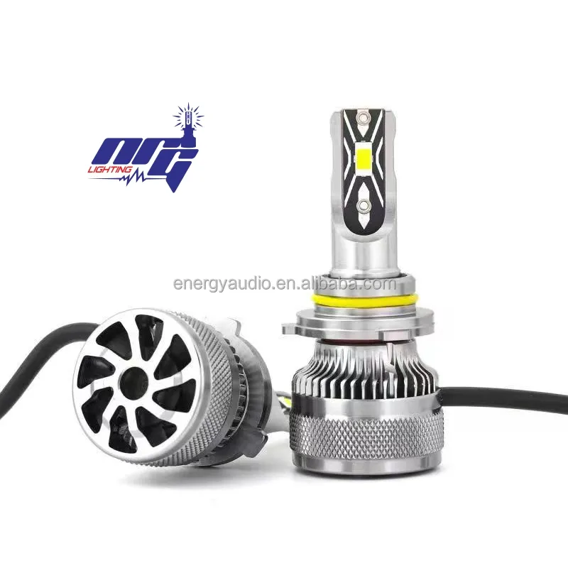 2023 New Arrival NRG Lighting 40W 4000LMS 6000K H1 H4 H7 H11 H13 9004 9005 9006 9007 CSP Chip H3 Car LED Headlight Bulbs