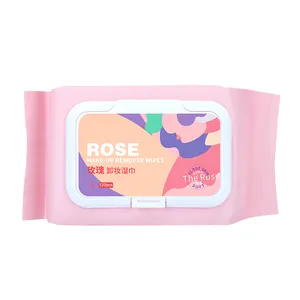 Flip women's facial cleaning wipes wholesale self owned brand custom logo organic makeup remover wipes