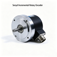Encodeur Rotatif Incrémental à Double Arbre pour Machine Textile, Roue Synchrone 1024PPR Haute Précision IP51 6000 tr/min 5V/5-26V