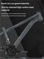 Vélo de montagne 26 pouces pour adultes unisexes, 24 vitesses, freins à disque doubles, amortisseur, tout-terrain