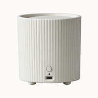 Diffuseur en forme de bougie sans flamme, version rechargeable, pour huiles essentielles pures ; Lampe d'ambiance à lumière douce pour aromathérapie intérieure 0,5 L