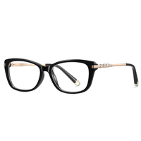 Lunettes anti-lumière bleue pour femmes MS 81668 en TR90, monture transparente dégradée, fabrication soignée, polyvalentes pour le quotidien