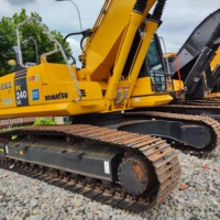 Excavatrice Komatsu PC240LC d'occasion du Japon, modèle PC240 PC240LC-8, 24 tonnes, sur chenilles, à vendre