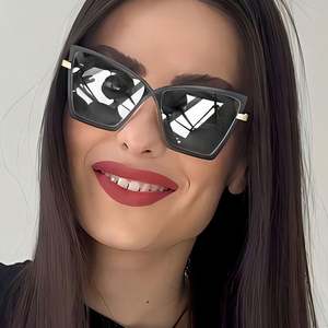 Gafas de Sol de Ojo de Gato con Marco Grande para Mujer, Estilo Vintage de Lujo 2025, Protección UV400, Anti Luz Azul, Diseño de Mariposa - Product Image 2