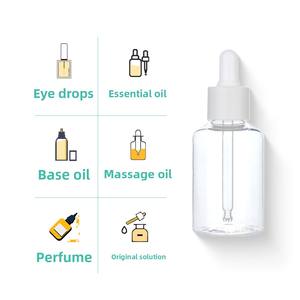 Botella de Plástico PET Transparente Personalizable de 20/30/50/60 ml para Aceites Esenciales, Forma Cilíndrica, Marca <span class=keywords><strong>Laima</strong></span>, Tapa de Aluminio, Acabado Sedoso - Product Image 5