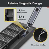 Ensemble de tournevis électrique professionnel 68 en 1 avec 64 embouts en acier S2, outils de réparation de téléphones portables pour atelier de réparation électronique