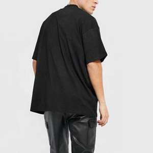 T-shirt de luxe surdimensionné pour hommes, modèle vierge, grande taille, avec épaules tombantes et coupe carrée, personnalisable, vente en gros, direct fabricant - Product Image 2