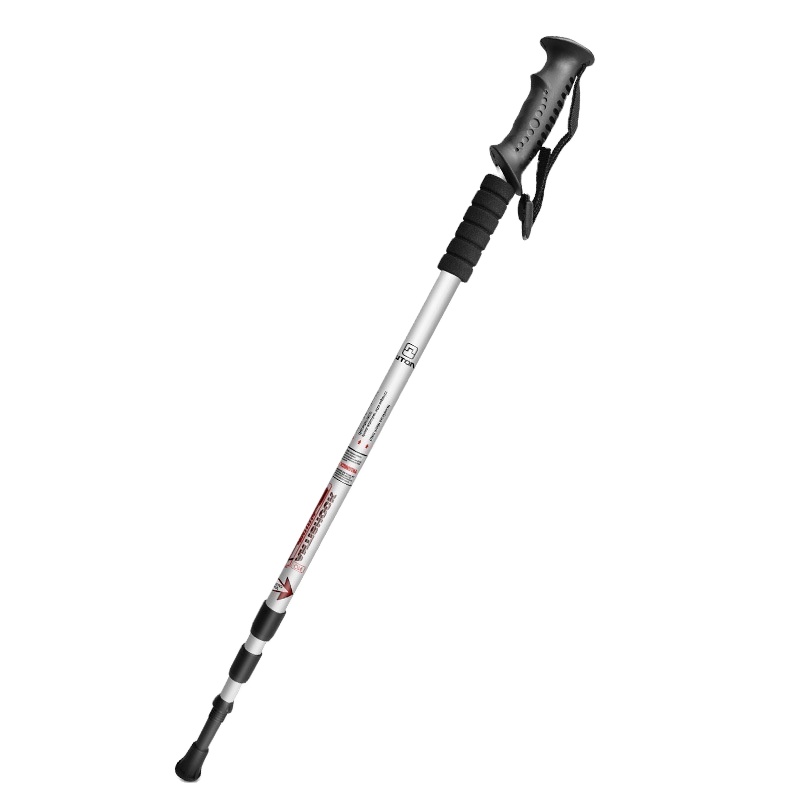 Outdoor Wandern Teleskop Tragbar Ältere Reise Cane Aluminium Gummi HS Baton Selbstverteidigung Erweiterbarer Stick Metall Aluminium