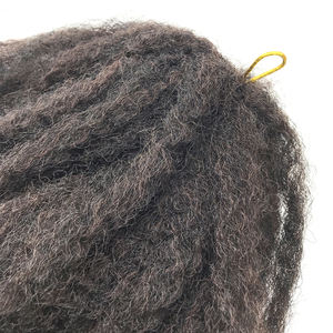 Extensions de cheveux Marley <span class=keywords><strong>Afro</strong></span> Kinky Twist en fibre haute température ignifuge pour femmes, tresses en vrac, faux locs individuels - Product Image 6