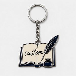 Llaveros Personalizados con Diseño de Libro en Miniatura, Recuerdo Literario para Bibliotecas y Librerías - Product Image 2