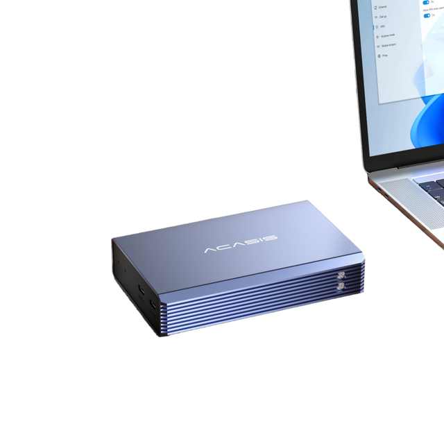 For ACASIS 2.5 Inch Dual 12TB USB-C to SATA 5GBPs Speed Aluminum Case SSD External Hard Drive Enclosure with RAID Function