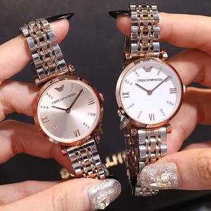 Drioshipping Montre-bracelet analogique de luxe pour femmes 3ATM Montres à quartz résistantes à l'eau Boîte d'affaires lumineuse en acier inoxydable - Product Image 1