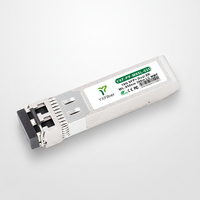 10GBASE-SR SFP + 850nm 300m DOM Duplex LC Multi Mode modul Transceiver serat mendukung saluran serat