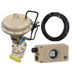 Vanne à boisseau sphérique Samson J661Y à diaphragme amorti 3271-700cm / 3277-700cm avec actionneur pneumatique OEM 0520-0499 - Product Image 1