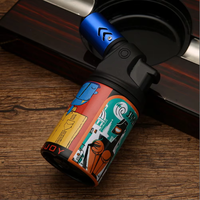 Encendedor de Cigarrillos Moderno y Elegante, Encendedor de Butano Resistente al Viento, Encendedor de Cigarros de Lujo, Encendedor de Gas Recargable, Venta al por Mayor