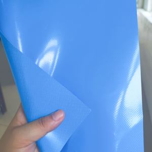 Haute qualité <span class=keywords><strong>sans</strong></span> fuite Flexible couleur gris profond réservoir d'eau tissu semi-enduit <span class=keywords><strong>PVC</strong></span> bâche étanche - Product Image 2