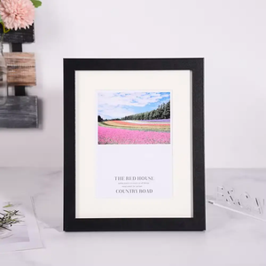 2024 xu hướng A4 kích thước tùy chỉnh MDF gỗ khung ảnh trắng Tabletop gắn Acrylic trang trí nội thất hiển thị đơn giản cổ điển - Product Image 1