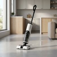 Aspirateur sans fil eau et poussière et laveur de sols avec séchage à air froid pour la maison