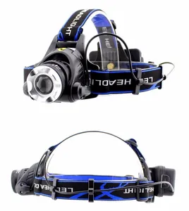 QXMOVING Bicycle Portable USB Rechargeable Head Lamp Waterproof Zoom LED Headlamp For Camping Running Fishing Outdoor