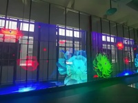 P3.9-7.8 Полноцветный прозрачный LED-экран с высокой прозрачностью 85% для рекламы на витринах, легкая LED-панель