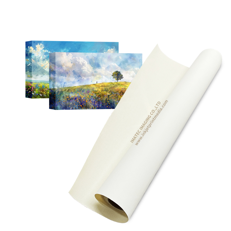 Premium Waterproof 420gsm Art Inkjet Polycotton Canvas Rolls Wholesale