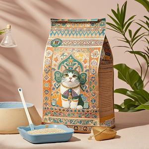 Gute Qualität Massen rabatte Ultra Absorbent Low Dust Geruchs kontrolle Desodor ierung Crushed Sodium Crushed Bentonite Katzenstreu sand - Product Image 2