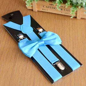 Wholesale Men <b>Suspenders</b> With Bowtie Fashion Bow Tie Set Boys Braces Women Girls Adjustable for Wedding Ties Accessories - Product Image 4