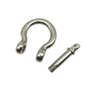 8 mét thép không gỉ 304 chuỗi kết nối Bow còng <span class=keywords><strong>d</strong></span>ưới với vít cổ áo <span class=keywords><strong>Pin</strong></span> - Product Image 2