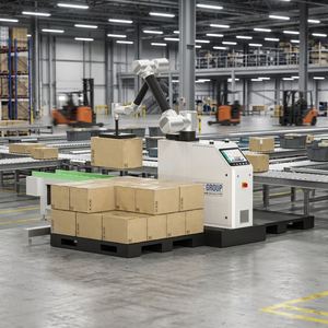 Manipulador de Paletización Servoaccionado de 6 Ejes TCP, Robot Vertical para el Manejo Automático de Palés - Product Image 1