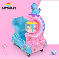 Ventes chaudes : Manège pour enfants à pièces, en forme de lune, avec console de jeu pour faire des bulles, manège pour enfants