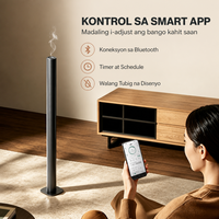 Système de Diffusion d'Arômes sur Pied en Métal pour Bureaux et Espaces Commerciaux – Machine d'Aromathérapie à Huiles Pures