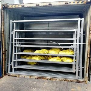 Panel de patio de ovejas de cabra galvanizado temporal portátil de fácil montaje a la venta valla para <span class=keywords><strong>caballos</strong></span> vacas ovejas - Product Image 1
