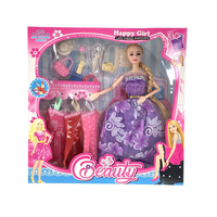 Ensemble de poupées de mode pour jeu de rôle, ensemble de poupées princesse de 11 pouces, ensemble de poupées à habiller pour filles