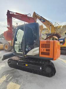 Mini-excavatrice Hitachi Zaxis 70 d'occasion, 7 tonnes, du Japon, en parfait état de marche, bien entretenue, avec moteur, pompe à engrenages et roulements en stock - Product Image 4