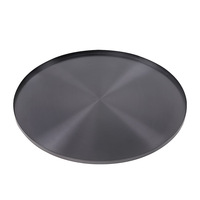 Ins — grand plateau rond de vanité moderne en métal noir, décoration d'intérieur nordique, en promotion