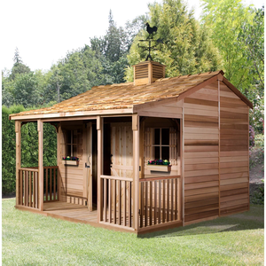 <span class=keywords><strong>Casa</strong></span> Prefabbricata in Legno di Cedro Rosso Occidentale 16 Piedi L x 14 Piedi P Profondità, Design Contemporaneo per Villa o Appartamento, Durevole, Garanzia 1 Anno - Product Image 1
