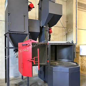 Máquina Granalladora Rotativa Automática para Limpieza de Superficies Metálicas con Granalla de Acero y Componentes Centrales de Motor PLC - Product Image 6