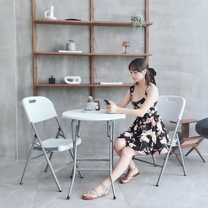 Bán Buôn Hiện Đại Vòng Nhựa Gấp Ăn Tiệc Cao Đứng Cocktail Bảng Cho Tavern Ngoài Trời Sân Vườn Ăn Đồ Nội Thất - Product Image 6