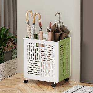 Xingsheng Medium Foldable <strong>Plastic</strong> <strong>Laundry</strong> <strong>Basket</strong> <strong>with</strong> <strong>Wheels</strong> Collapsible Dirty Clothes Hamper Toy Storage Organizer for Home Use - Product Image 3