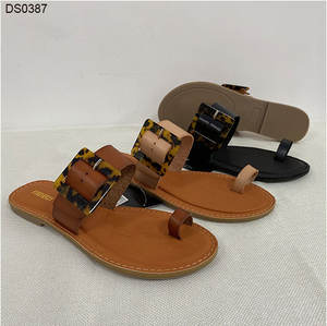 नवीनतम डिजाइन खुले पैर की अंगुली महिलाओं के जूते शैली महिलाओं फ्लैट गर्मियों जूते - Product Image 2