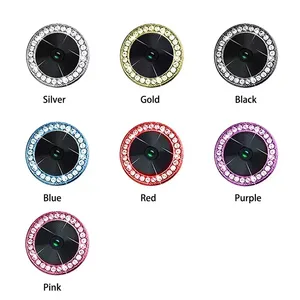 Kim Cương Bling Mini Máy Ảnh Ống Kính Bảo Vệ Phim Cho <span class=keywords><strong>iPhone</strong></span> 14 13 12 Pro Max Điện Thoại Di Động Glass Bảo Vệ De Camara 3D 9H 99.9% - Product Image 4