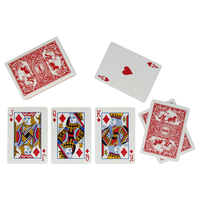 Cartes à Jouer Personnalisées Écologiques en Papier Recyclable, Classiques, Boîte Rouge et Bleue, Jeu de Poker Standard, Taille Personnalisable