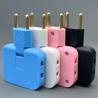 EU 4.8MM sortie convertisseur de puissance rotation chargeur prise murale adaptateur séparateur convertisseur prise un à trois Conversion de puissance
