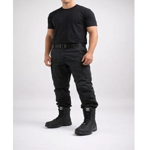 Bottes en cuir tendance pour hommes, durables, légères, confortables, à lacets, pour le bureau, l'extérieur et les voyages - Product Image 1