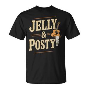 T-shirt Jelly & Posty Country Western, vêtements de groupe de musique et de guitare - Product Image 1