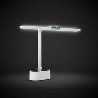 Lampe de bureau LED moderne en aluminium, personnalisable en usine, avec protection oculaire, intensité réglable, pliable, simple et écologique pour